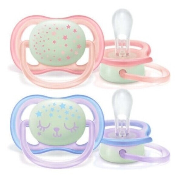 

Пустышка для девочки Philips Avent Air Ночная до 6 месяцев (SCF376/12)