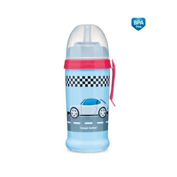 

Поильник непроливайка Canpol Babies Racing синий 350 мл (56/516_blud)