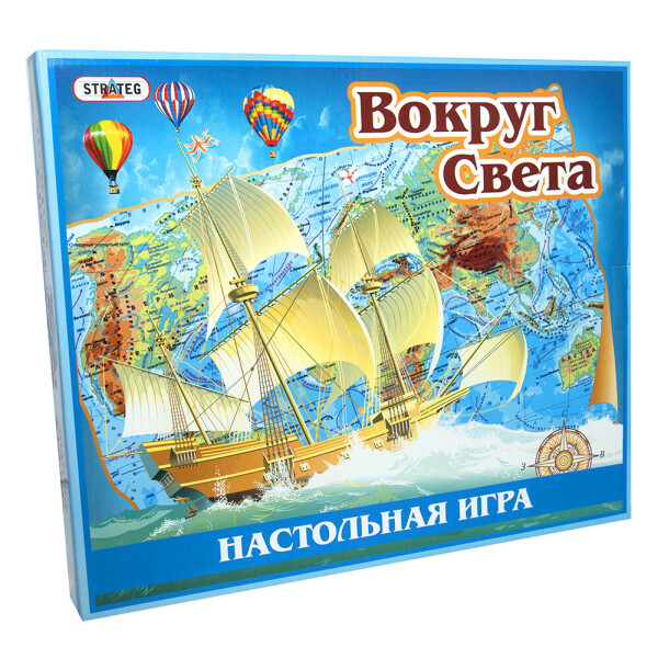

Настольная игра Strateg Вокруг Света на русском (723)