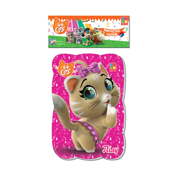 

Магнитный пазл Vladi Toys 44 Кота Пилу на украинском (VT3205-83)