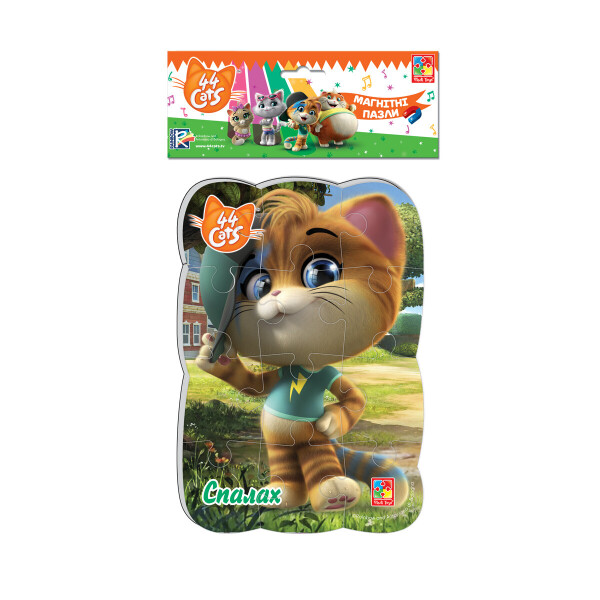 

Магнитный пазл Vladi Toys 44 Кота Вспышка в городе на украинском (VT3205-86)