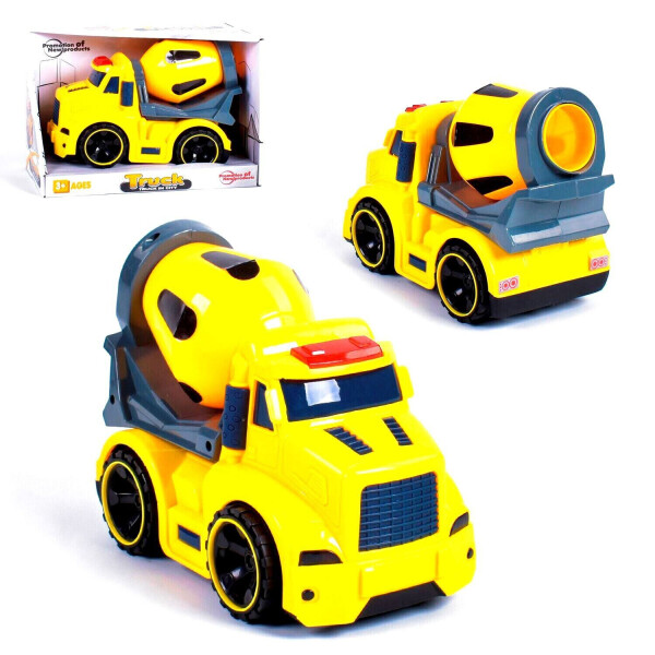 

Бетоновоз с инерционным механизмом Kimi со световыми и звуковым эффектом Желтый 6976436111280