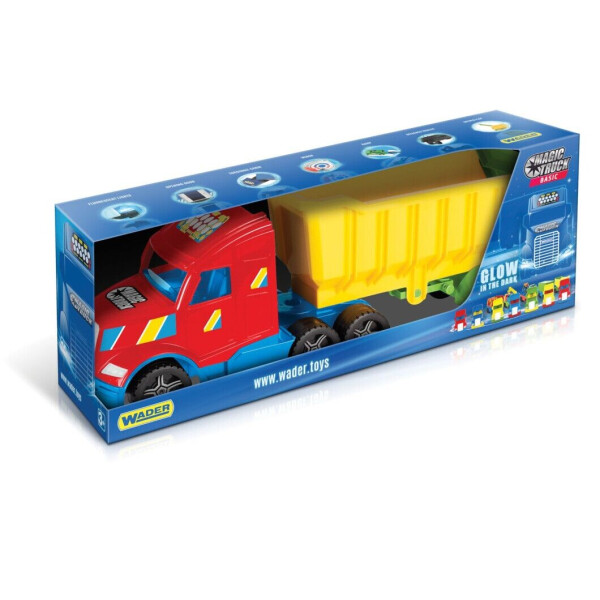 

Грузовик Wader Magic Truck Basic желтый с красным (36300)