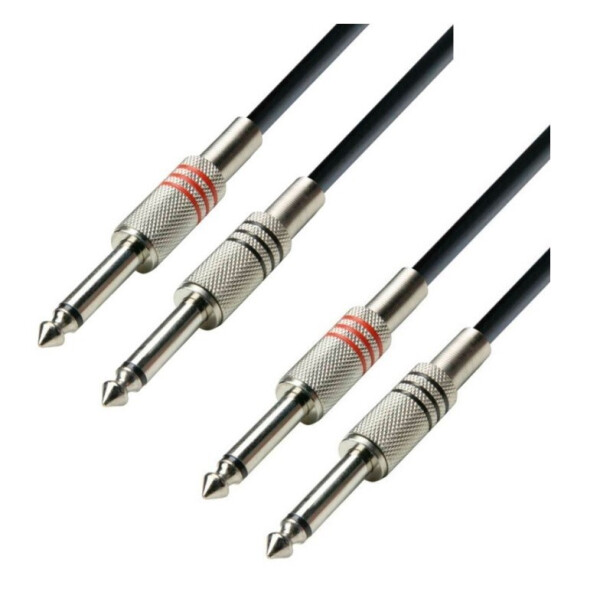 

Готовый инструментальный кабель 2xJack 6,3 — 2xJack 6,3 BIG XC006 10м