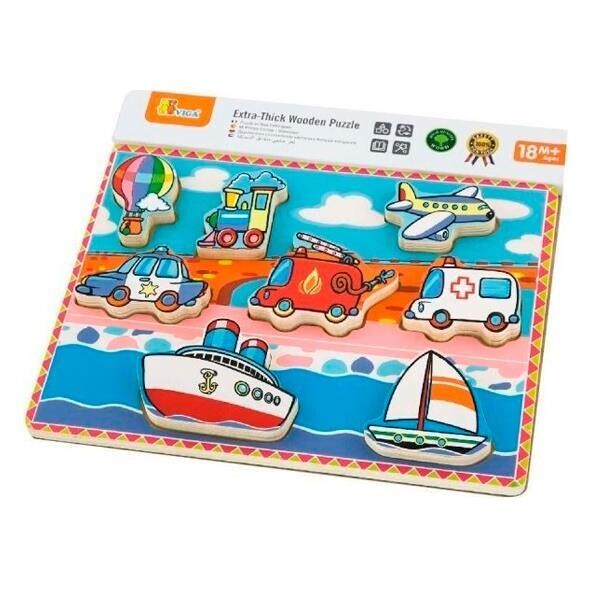 

Рамка-вкладыш Viga Toys Транспорт (56436)