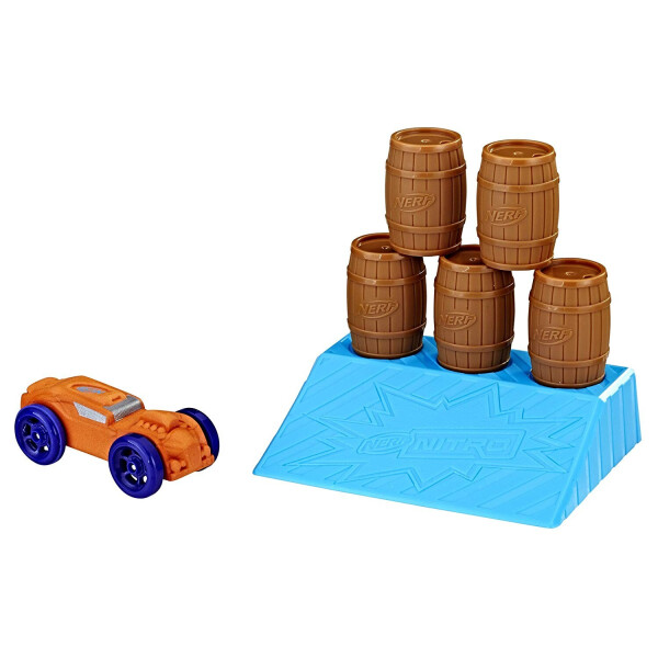 

Машинка Nerf Nitro с препятствием Barrel Knockout (E2538)