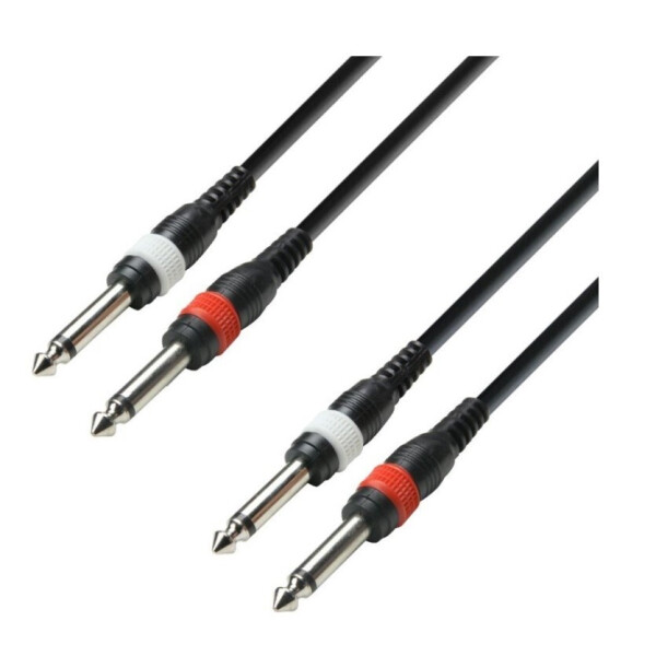 

Готовый инструментальный кабель 2xJack 6,3 — 2xJack 6,3 BIG XC001 8м