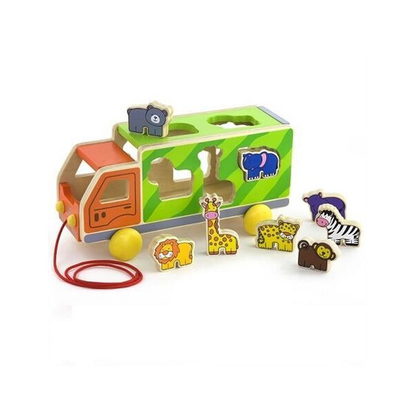 

Игрушка-сортер Viga Toys Грузовик с животными (50344)