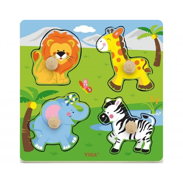 

Рамка-вкладыш Viga Toys Дикие животные (50840)