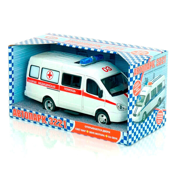 

Скорая помощь Kimi со световыми и звуковым эффектом Белая 6965071110215