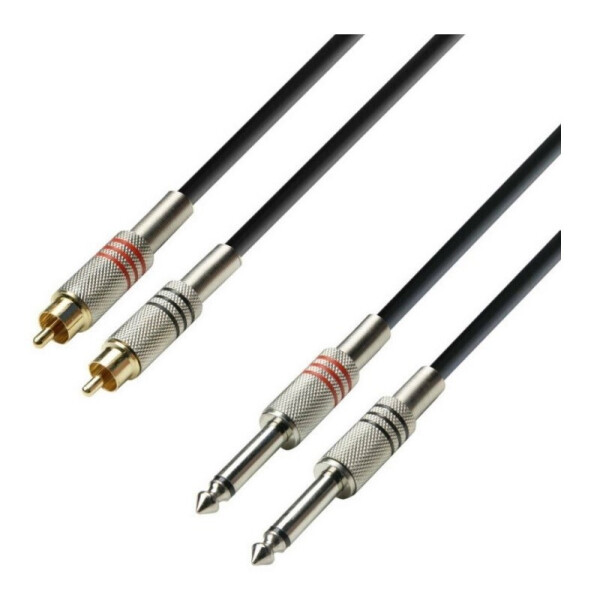 

Готовый аудио кабель 2xJack 6,3 — 2xRCA BIG XC007 5м