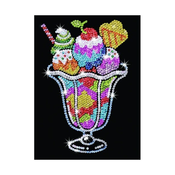 

Набор для творчества Sequin Art Blue Мороженое Пломбир (SA1305)