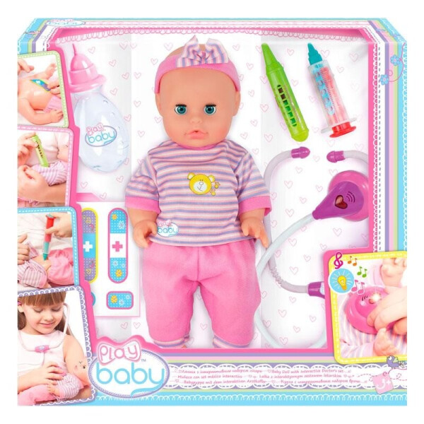 

Кукла с интерактивным набором врача Play baby 32 см (32004)