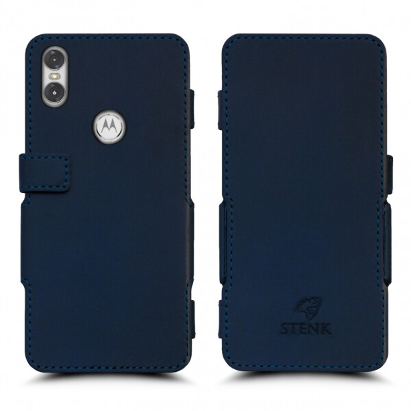 

Чехол книжка Stenk Prime для Motorola One (XT1941-4) Синий (63577)