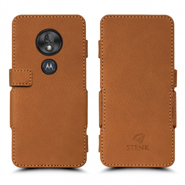 

Чехол книжка Stenk Prime для Motorola Moto G7 Play Camel (63655)
