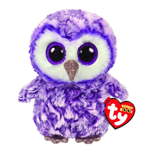 

Мягкая игрушка TY Beanie boos Сова Лунное сияние фиолетовая (36325)