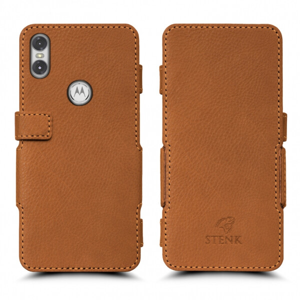 

Чехол книжка Stenk Prime для Motorola One (XT1941-4) Camel (63659)