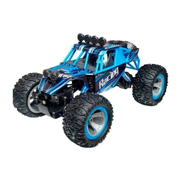

Машинка вездеход на радиоуправлении JP383 Bigfoot Racing синяя (689-364)