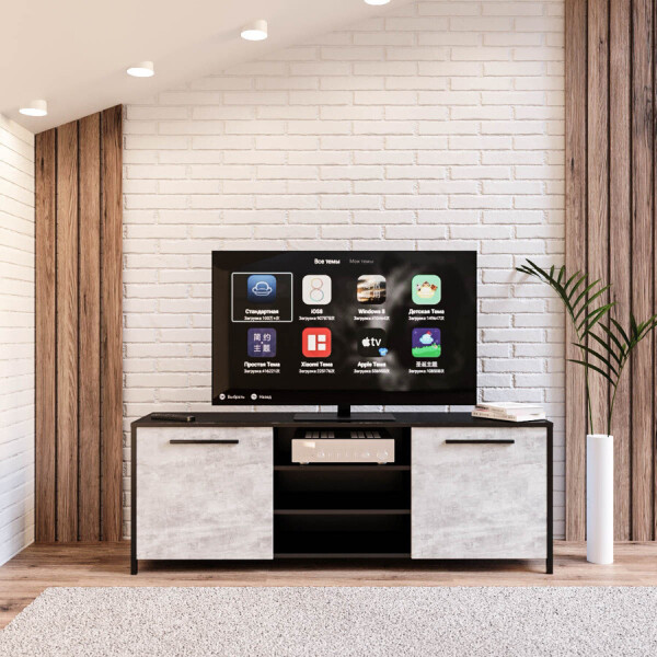

Подставка для телевизора Fenster UNTV 05B 60 × 155 × 36,5 Урбан / Чёрный