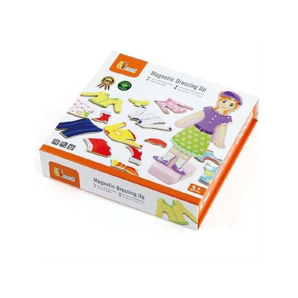 

Игровой набор Viga Toys Гардероб девочки на магнитах (59652)