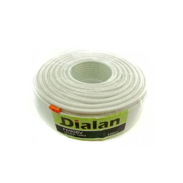 

TV кабель коаксиальный 75 Ом Dialan F690BV Cu 100м