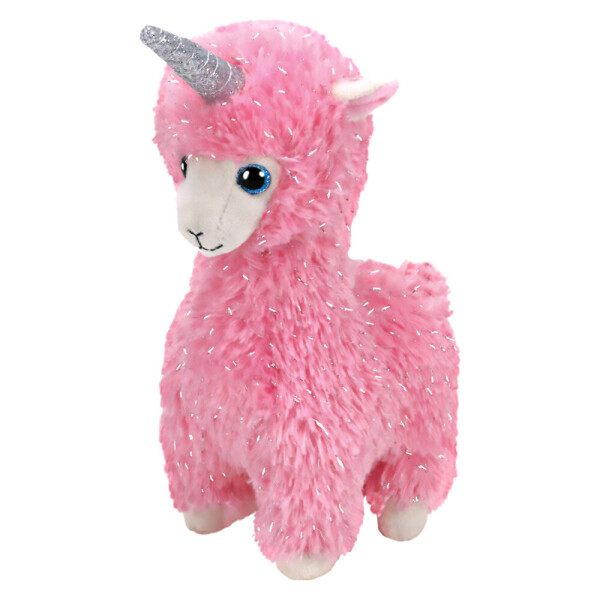 

Мягкая игрушка TY Beanie Babies Розовая лама единорог Lana (36282)