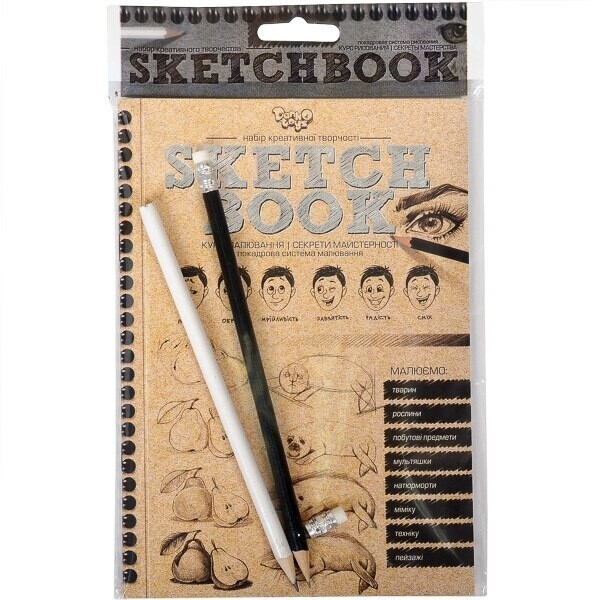 

Набор креативного творчества Danko Toys Книга курс рисования SKETCH BOOK (ДТ-ОО-09-79)
