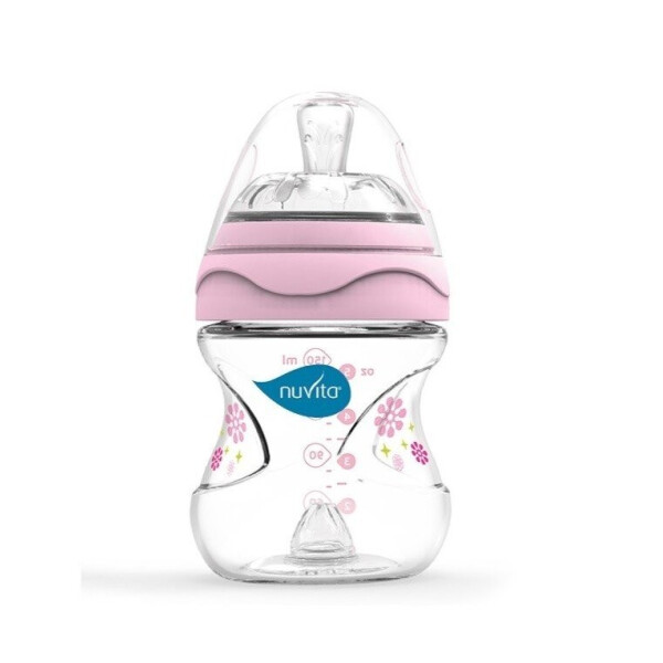 

Бутылочка для кормления Nuvita Mimic 150мл 0м Антиколиковая розовая (NV6010Pink)