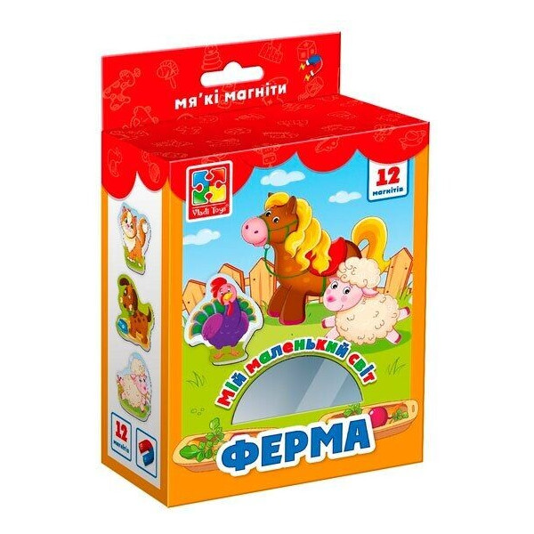 

Игра Vladi Toys Мой маленький мир на магнитах Ферма (VT3106-09)