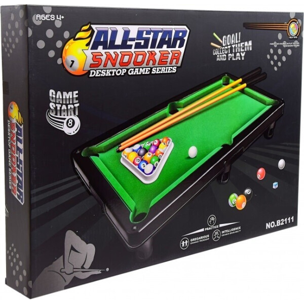 

Игрушка бильярд настольный Shantou 48x34x6.5см (B2111)