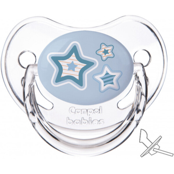 

Пустышка Canpol Babies Newborn baby силиконовая анатомическая до 6 месяцев (22/565_blu)