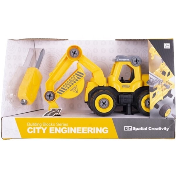 

Конструктор Diy Spatial Creativity Экскаватор 28 деталей (6477773)