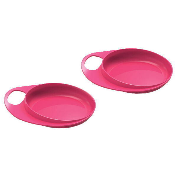 

Тарелка для кормления Nuvita Easy Eating мелкая 2шт розовая (NV8451Pink)