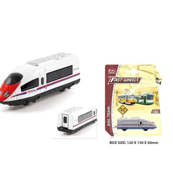 

Поезд металлопластиковый Kimi 1:64 белый 80559048