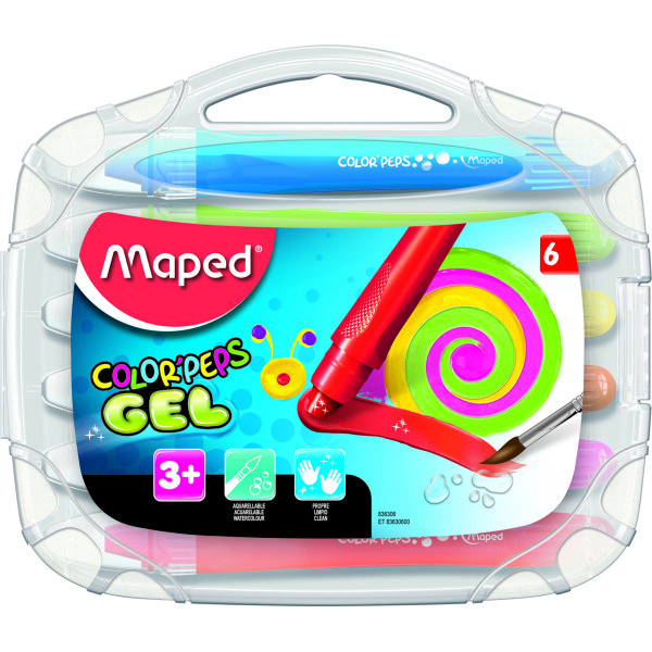 

Мелки гелевые Maped Color Peps Gel 6 цветов (MP.836306)