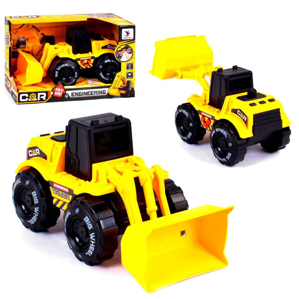 

Бульдозер с инерционным механизмом Kimi со световым и звуковым эффектом Черно-желтый 6977524111946