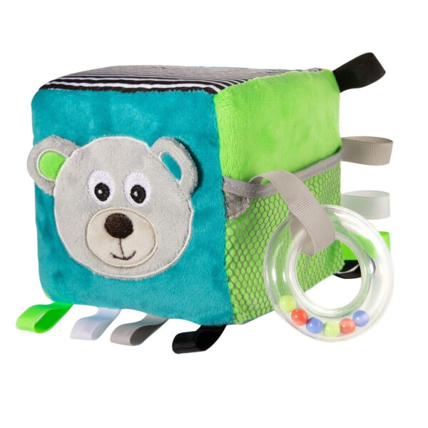 

Игрушка кубик Canpol Babies Bears мягкая развивающая серая (68/073_grey)