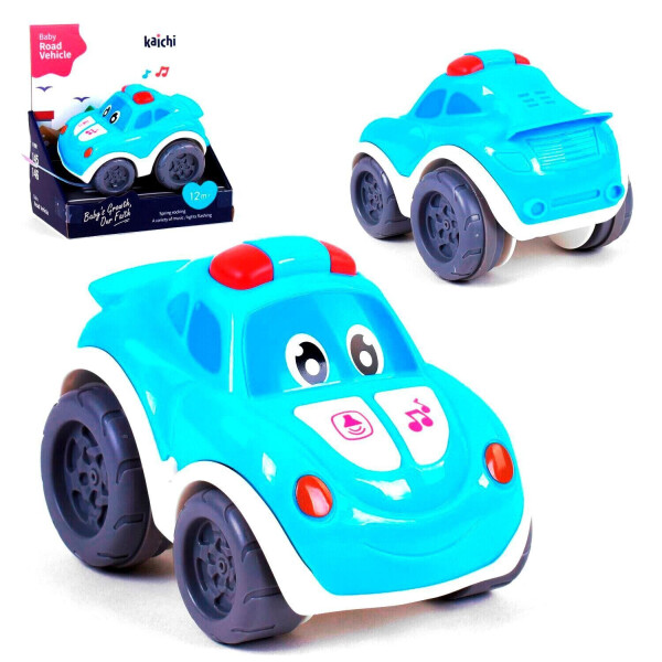 

Полицейская машина с инерционным механизмом Kimi со световыми и звуковым эффектом Голубая 6974079360027