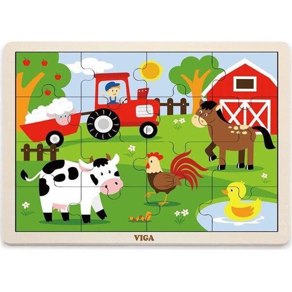

Пазл Viga Toys Ферма (51448)