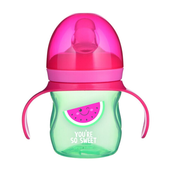

Поильник Canpol Babies SO COOL с силиконовым носиком 150 мл розовый (57/303_pin)