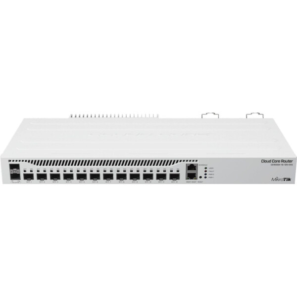 

Wi-Fi роутер MikroTik CCR2004-1G-12S+2XS (1хGE, 12xGE SFP+, 2x25GE SFP28, L6)