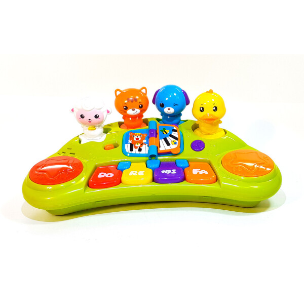 

Бизиборд детское пианино Hola Toys разноцветная