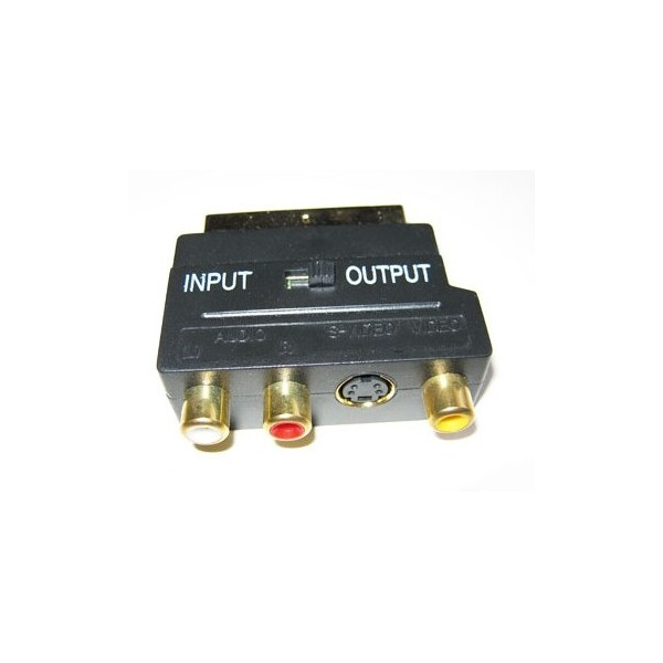 

Переходник SCART- 3 RCA вход-выход
