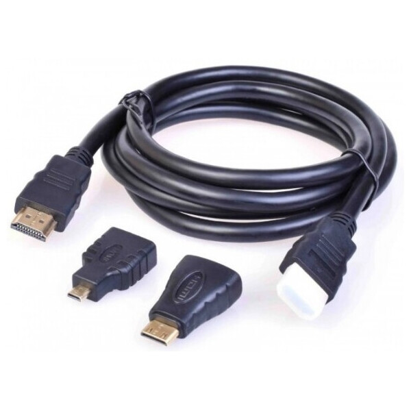 

Кабель HDMI mini/micro 3 в 1 1m
