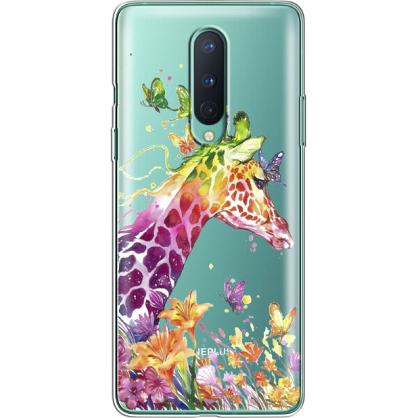 

Силиконовый чехол BoxFace OnePlus 8 Colorful Giraffe (39989-cc14)