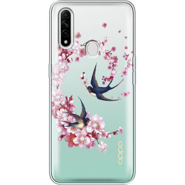 

Силиконовый чехол BoxFace OPPO A31 Swallows and Bloom (39938-rs4)