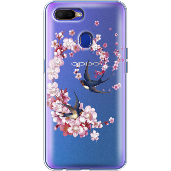

Силиконовый чехол BoxFace OPPO A5s Swallows and Bloom (38514-rs4)