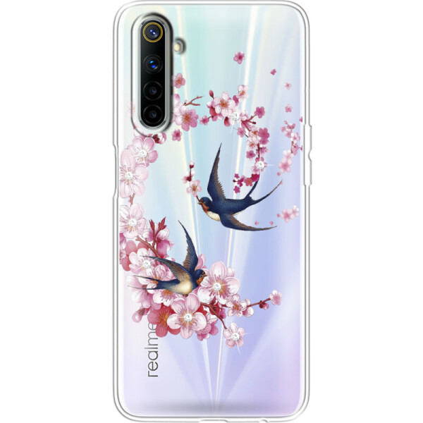 

Силиконовый чехол BoxFace Realme 6 Swallows and Bloom (40469-rs4)
