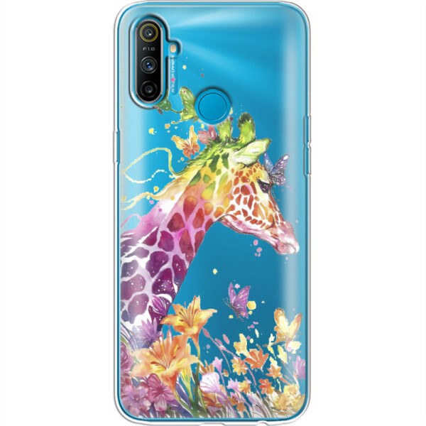 

Силиконовый чехол BoxFace Realme C3 Colorful Giraffe (40464-cc14)