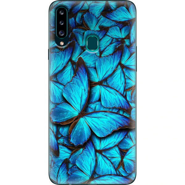 

Силиконовый чехол BoxFace Samsung A207 Galaxy A20s лазурные бабочки (38125-up1550)